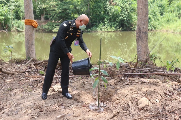 โรงเรียนนายร้อยพระจุลจอมเกล้า จัดกิจกรรมจิตอาสาปลูกป่าเฉลิมพระเกียรติและพัฒนาวัดเขาคอก เพื่อถวายเป็นพระราชกุศลเนื่องในวันคล้ายวันพระราชสมภพของ พลเอกหญิง สมเด็จพระกนิษฐาธิราชเจ้า กรมสมเด็จพระเทพรัตนราชสุดาฯ สยามบรมราชกุมารี