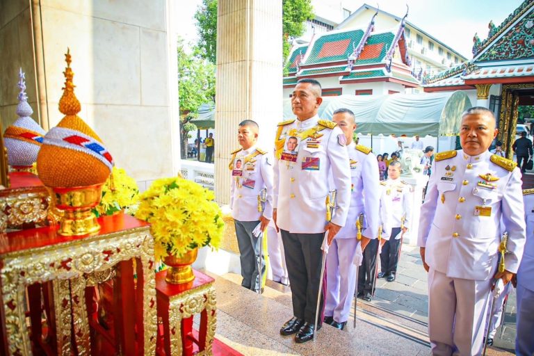 พิธีบรรพชาอุปสมบทนักเรียนนายร้อย ถวายเป็นพระราชกุศลพระบาทสมเด็จพระเจ้าอยู่หัว เนื่องในโอกาสมหามงคลเฉลิมพระชนมพรรษา ครบ 6 รอบ