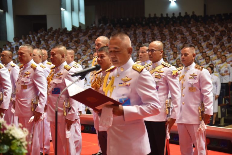 โรงเรียนนายร้อยพระจุลจอมเกล้า จัดพิธีเจริญพระพุทธมนต์ พิธีถวายเครื่องราชสักการะ ถวายราชสดุดี และการลงนามถวายพระพรชัยมงคล สมเด็จพระนางเจ้าสุทิดา พัชรสุธาพิมลลักษณ พระบรมราชินี เนื่องในโอกาสวันเฉลิมพระชนมพรรษา 3 มิถุนายน 2567