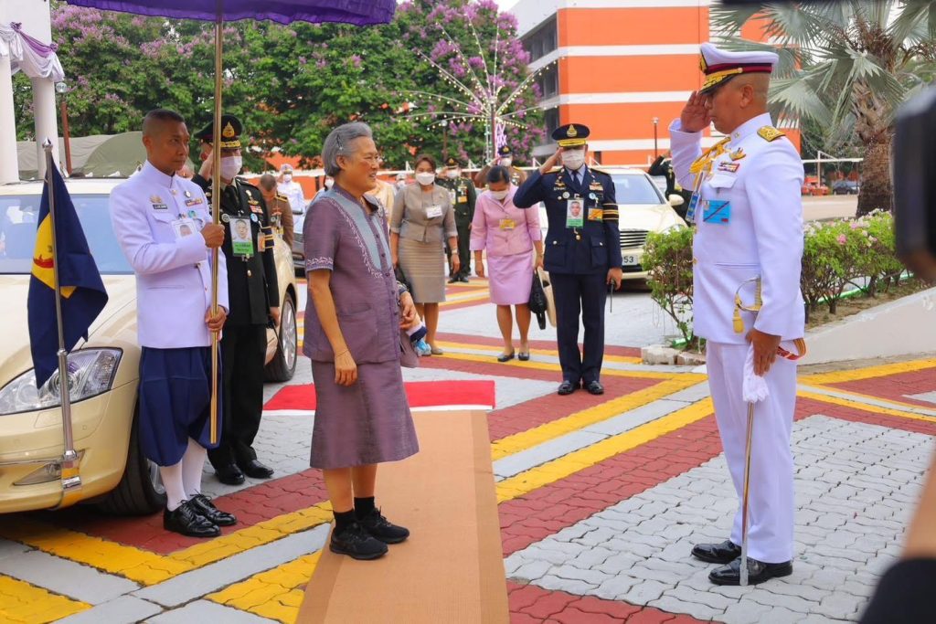 สมเด็จพระกนิษฐาธิราชเจ้า กรมสมเด็จพระเทพรัตนราชสุดาฯ สยามบรมราชกุมารี เสด็จฯ ทรงร่วมงานเลี้ยงปิดภาคการฝึกของนักเรียนนายร้อย โรงเรียนนายร้อยพระจุลจอมเกล้า ประจำปีการศึกษา 2567