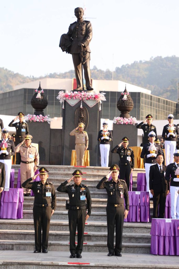 พลโท อาจิณ ปัทมจิตร ผู้บัญชาการโรงเรียนนายร้อยพระจุลจอมเกล้า เข้าร่วมงานวันคล้ายวันสถาปนาโรงเรียนเตรียมทหาร สถาบันวิชาการป้องกันประเทศ ครบรอบปีที่ 68 และงานเกียรติยศจักรดาว ประจำปี 2569