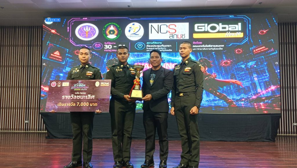 ชมรมไซเบอร์โรงเรียนนายร้อยพระจุลจอมเกล้า ได้ส่งนักเรียนนายร้อย เข้าร่วมการแข่งขันรายการ IT RERU CYBER HACKATHON 2026 ครั้งที่ 2
